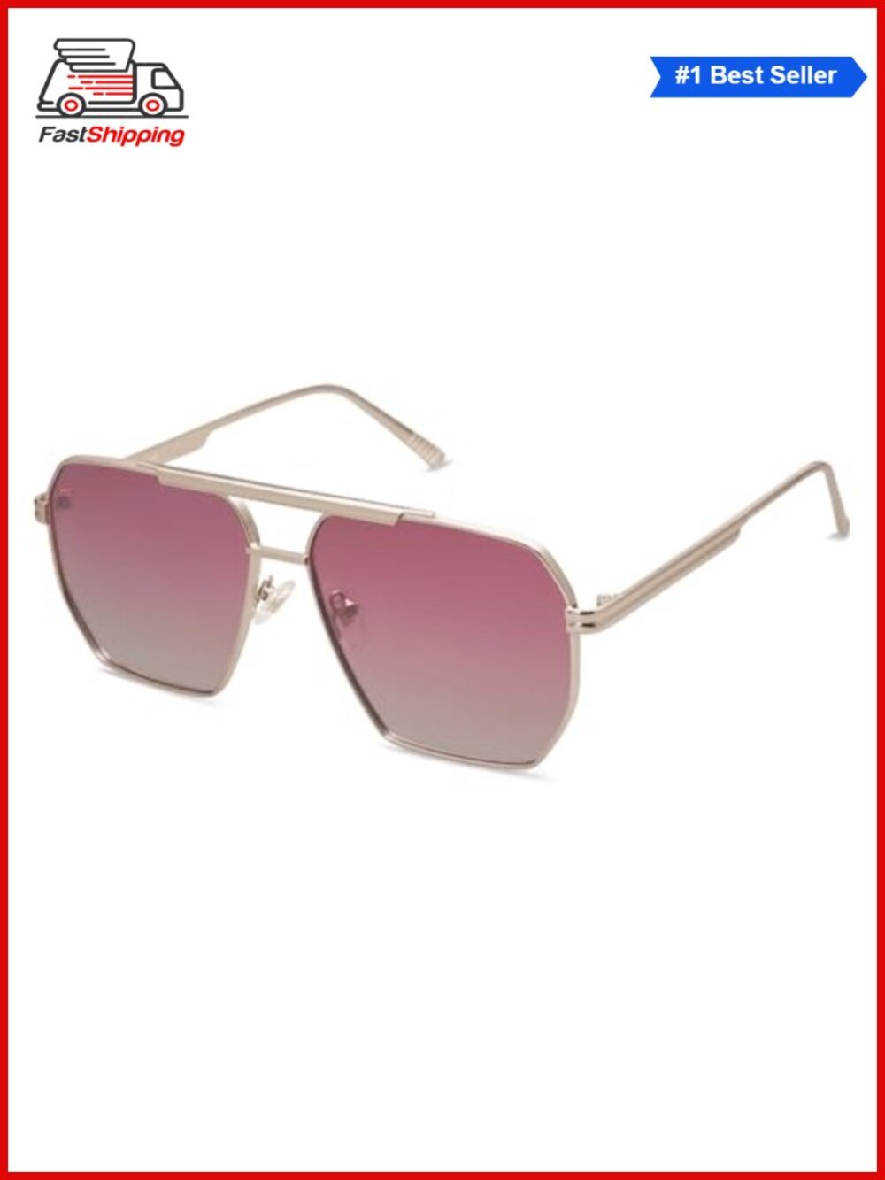 ✨ SOJOS Retro Oversized Square Polarized Sunglasses for Women Men